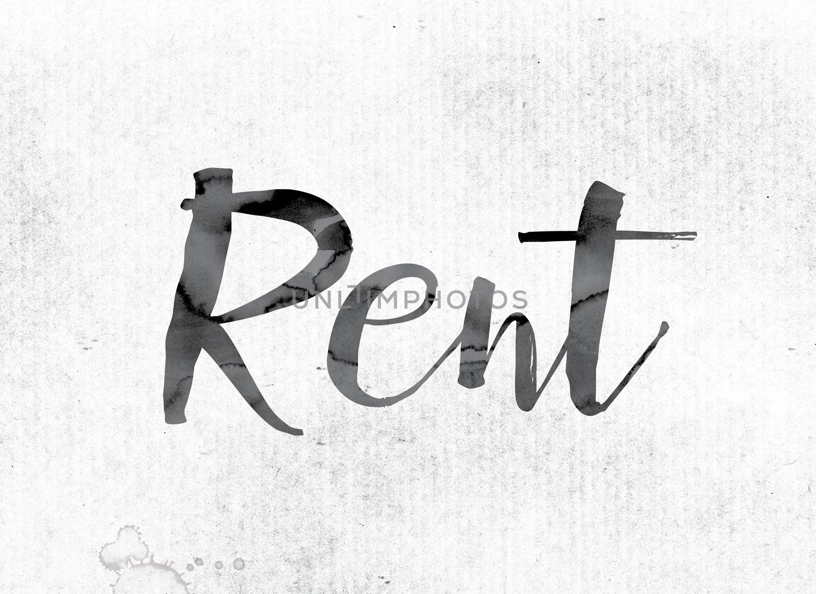 Rent Concept Painted in Ink by enterlinedesign