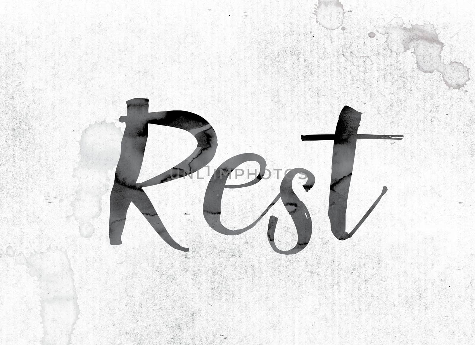 Rest Concept Painted in Ink by enterlinedesign