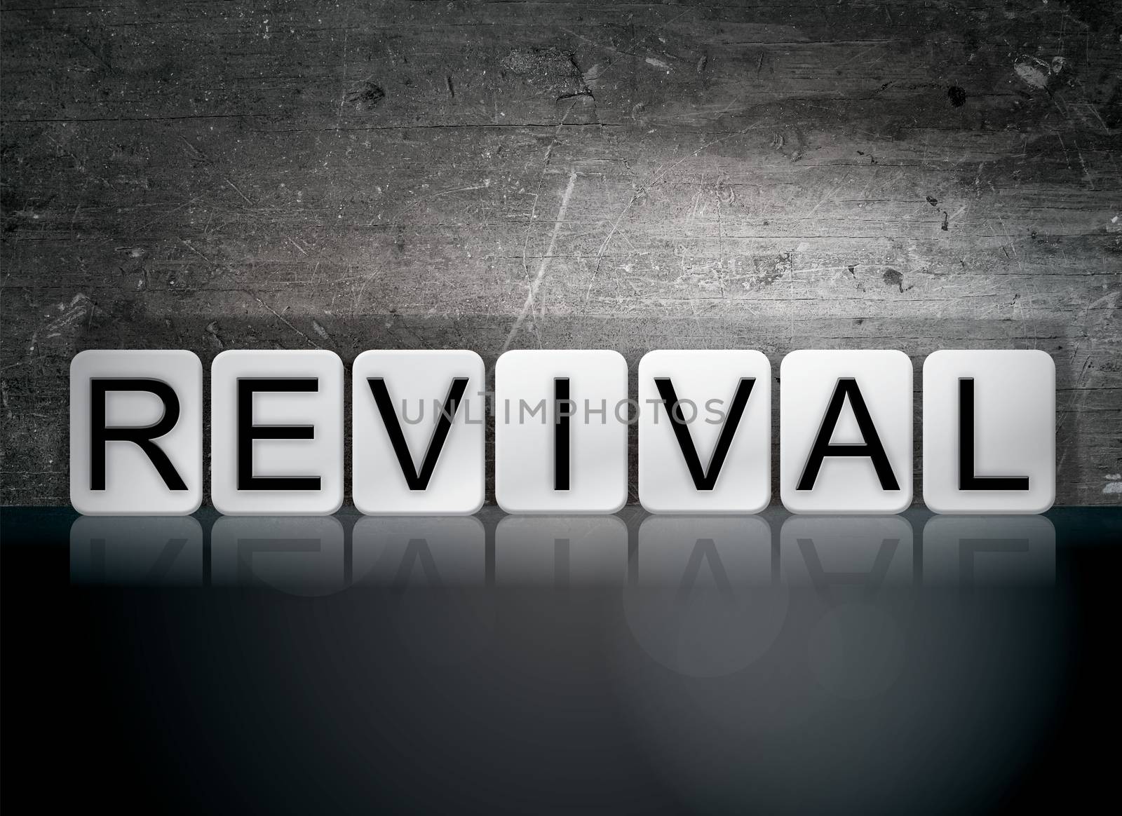 Revival Tiled Letters Concept and Theme by enterlinedesign