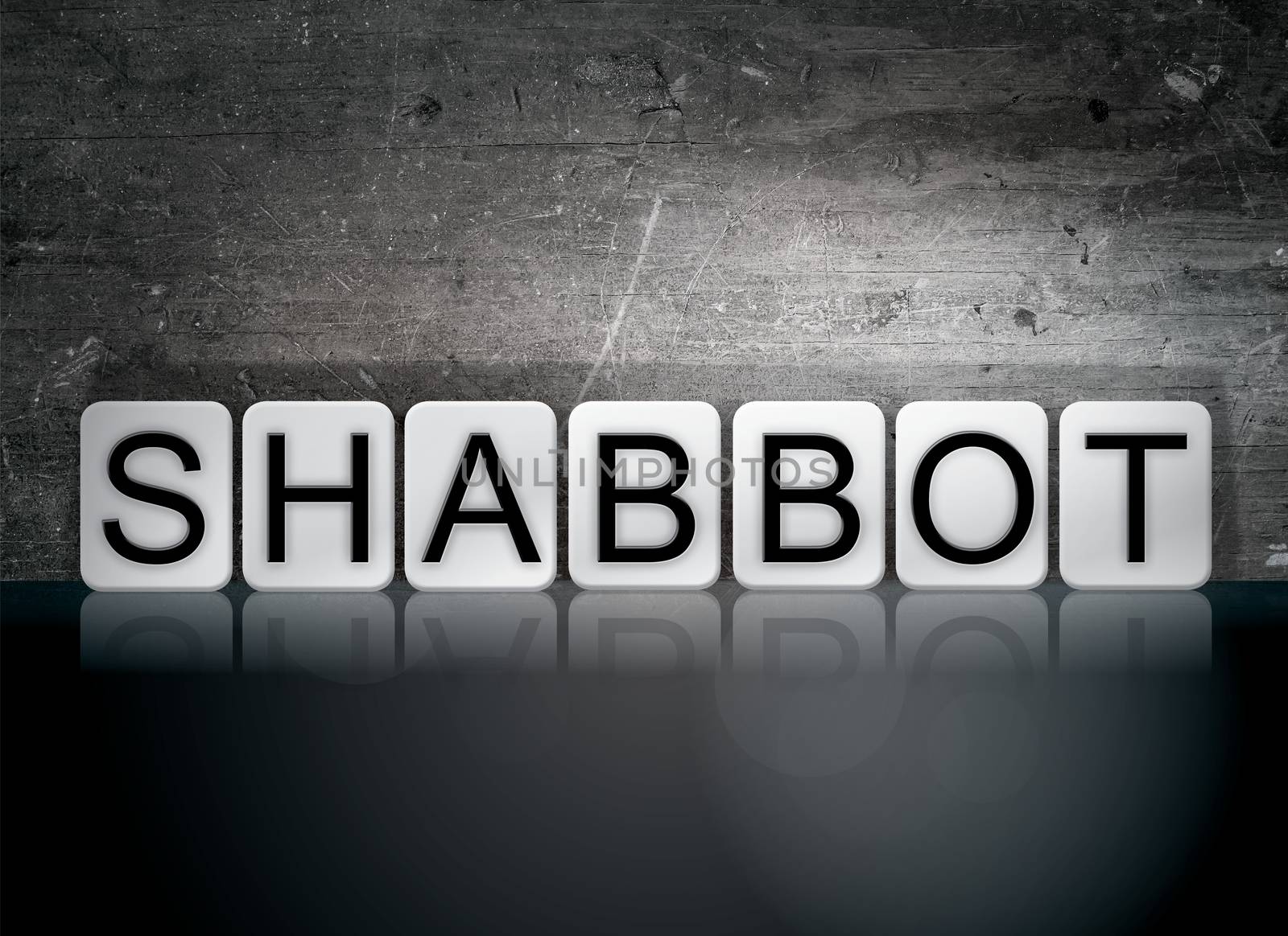 Shabbot Tiled Letters Concept and Theme by enterlinedesign