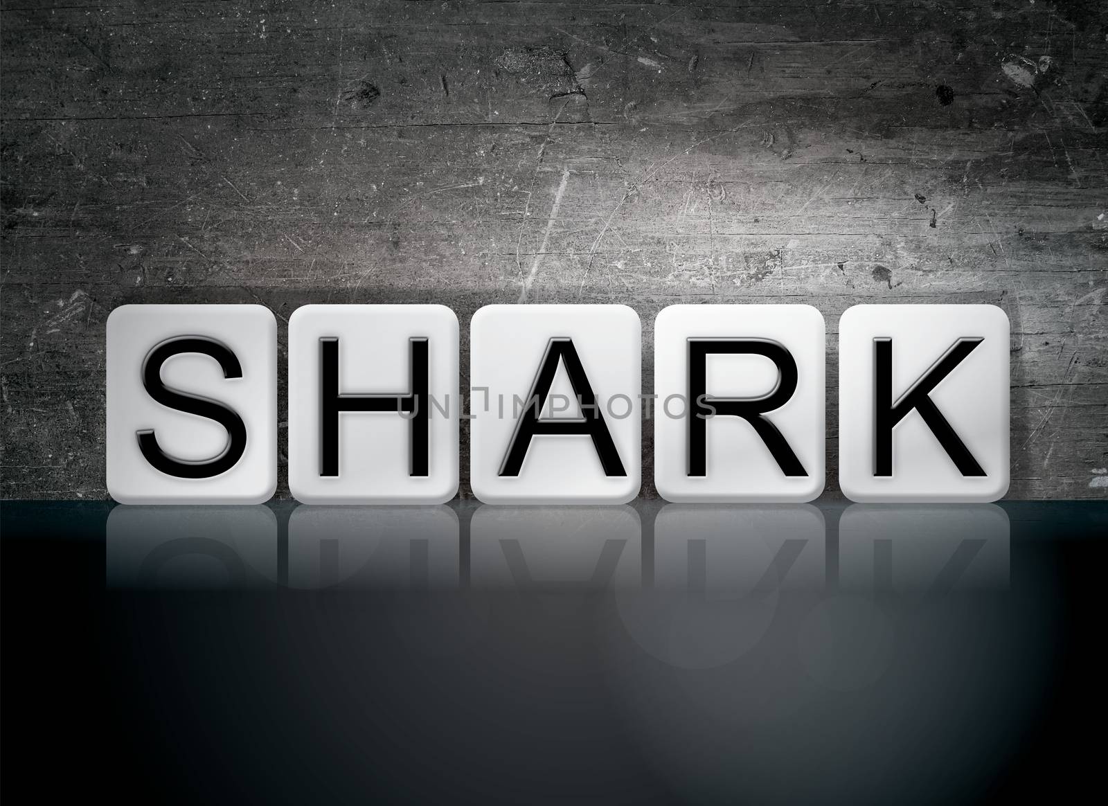 Shark Tiled Letters Concept and Theme by enterlinedesign