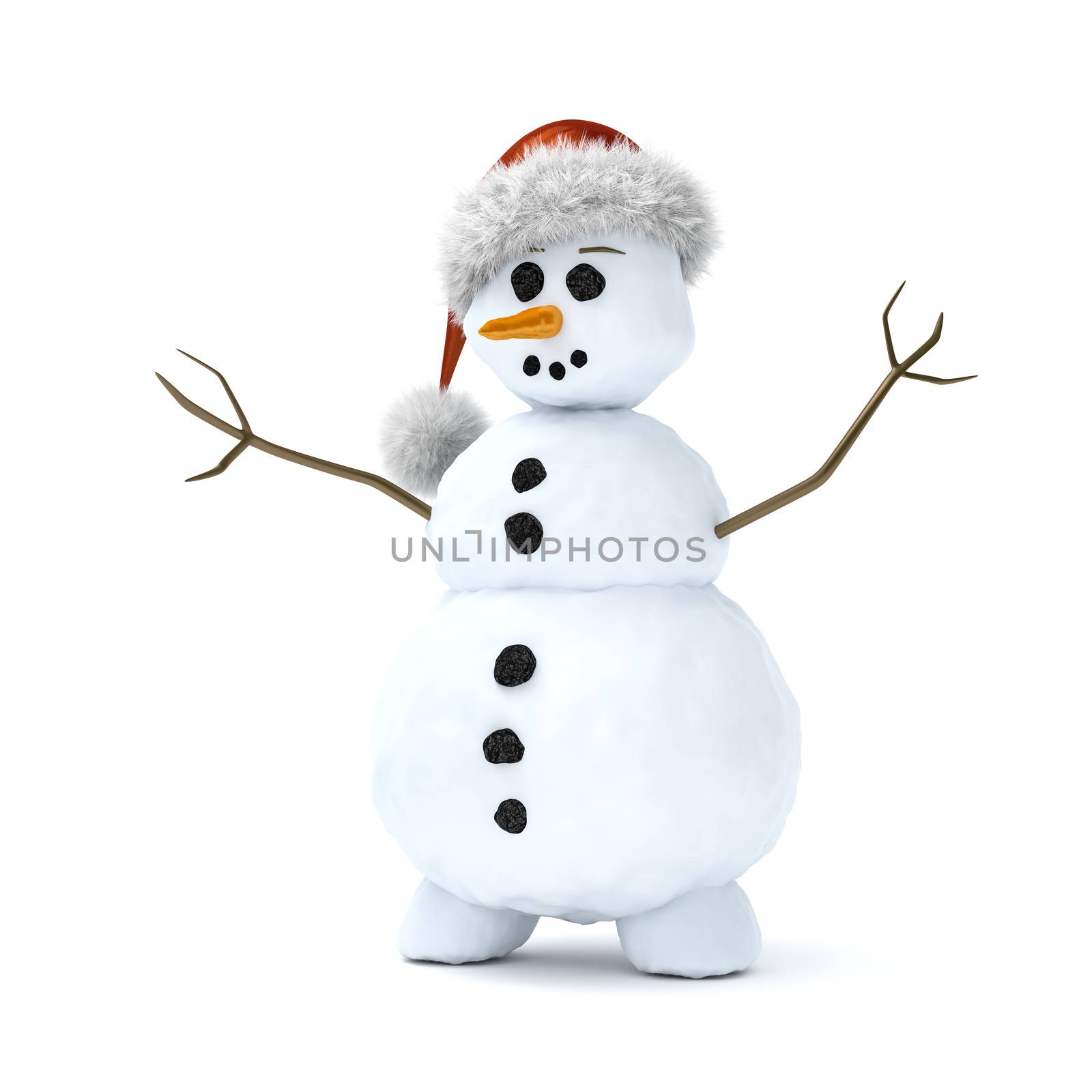 cute litte snowman by magann