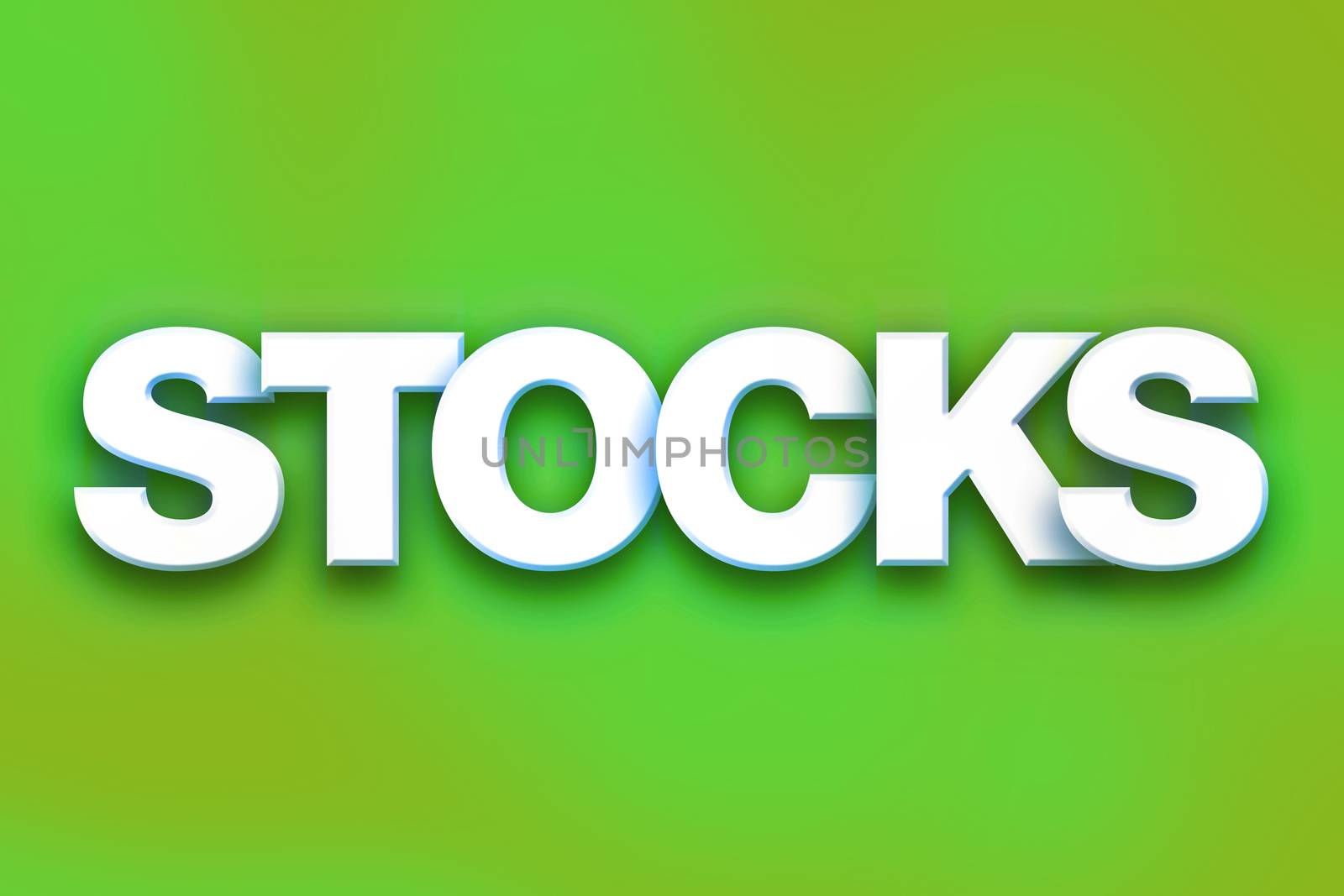 Stocks Concept Colorful Word Art by enterlinedesign