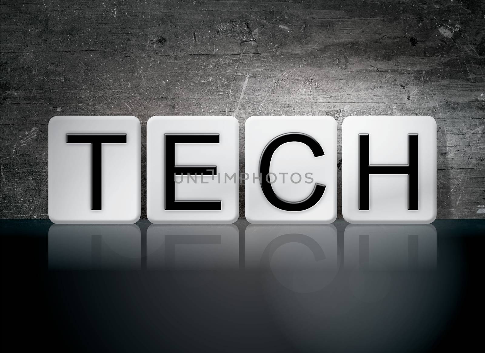 Tech Tiled Letters Concept and Theme by enterlinedesign