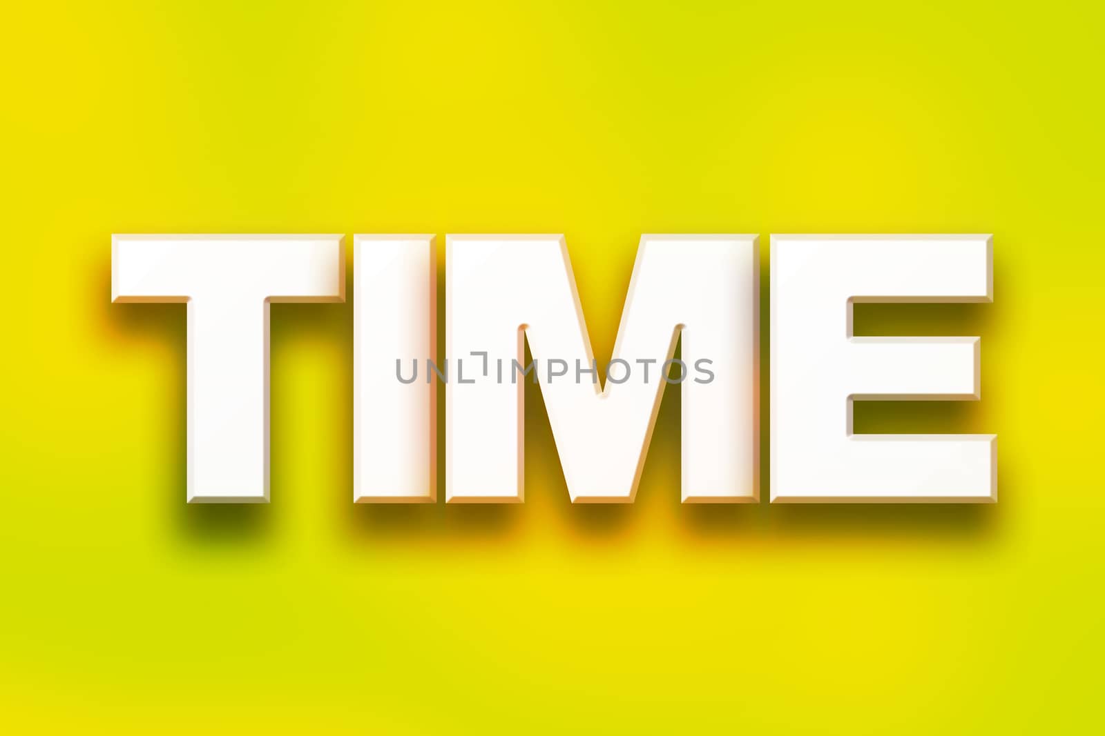 Time Concept Colorful Word Art by enterlinedesign