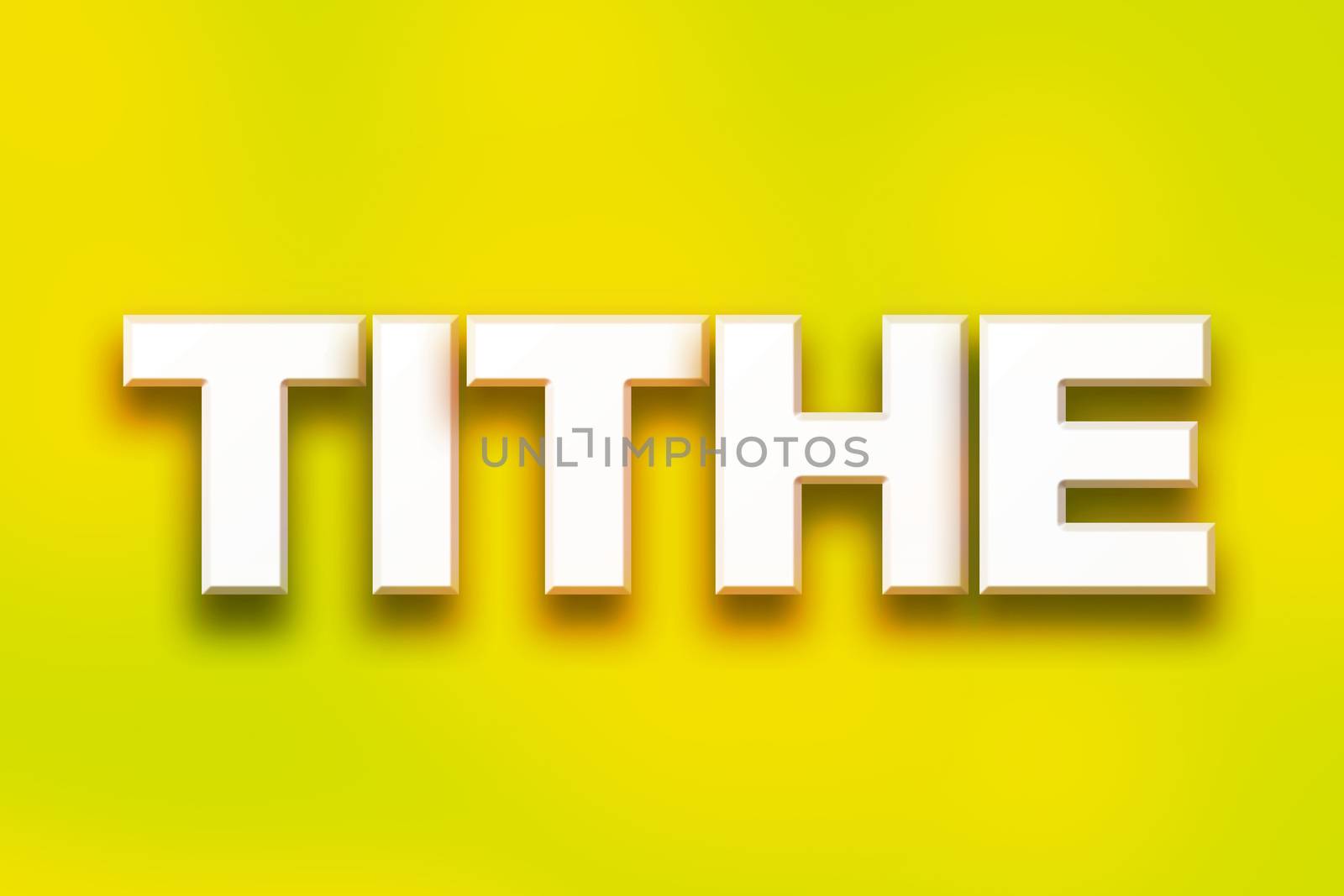 Tithe Concept Colorful Word Art by enterlinedesign