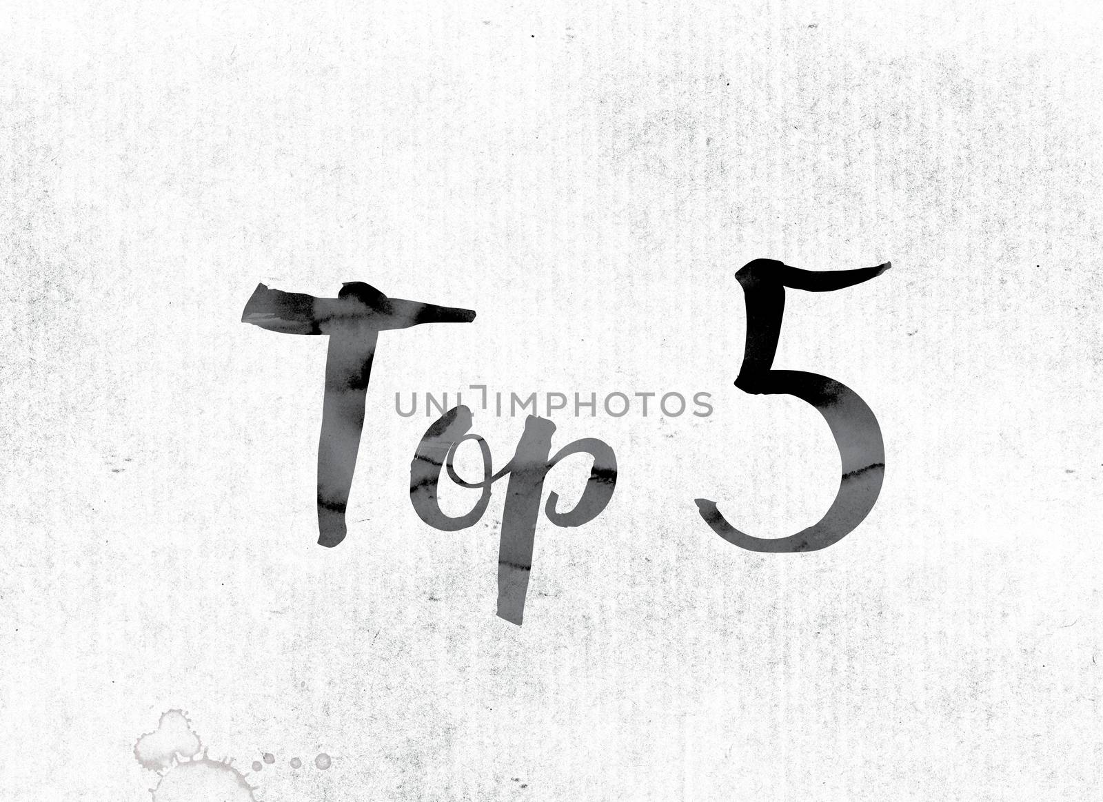 Top 5 Concept Painted in Ink by enterlinedesign