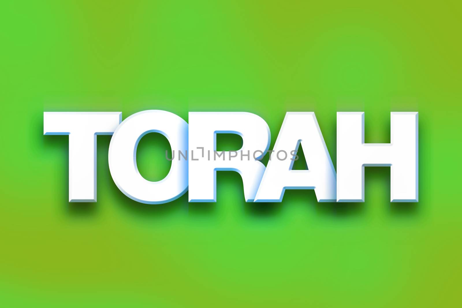 Torah Concept Colorful Word Art by enterlinedesign