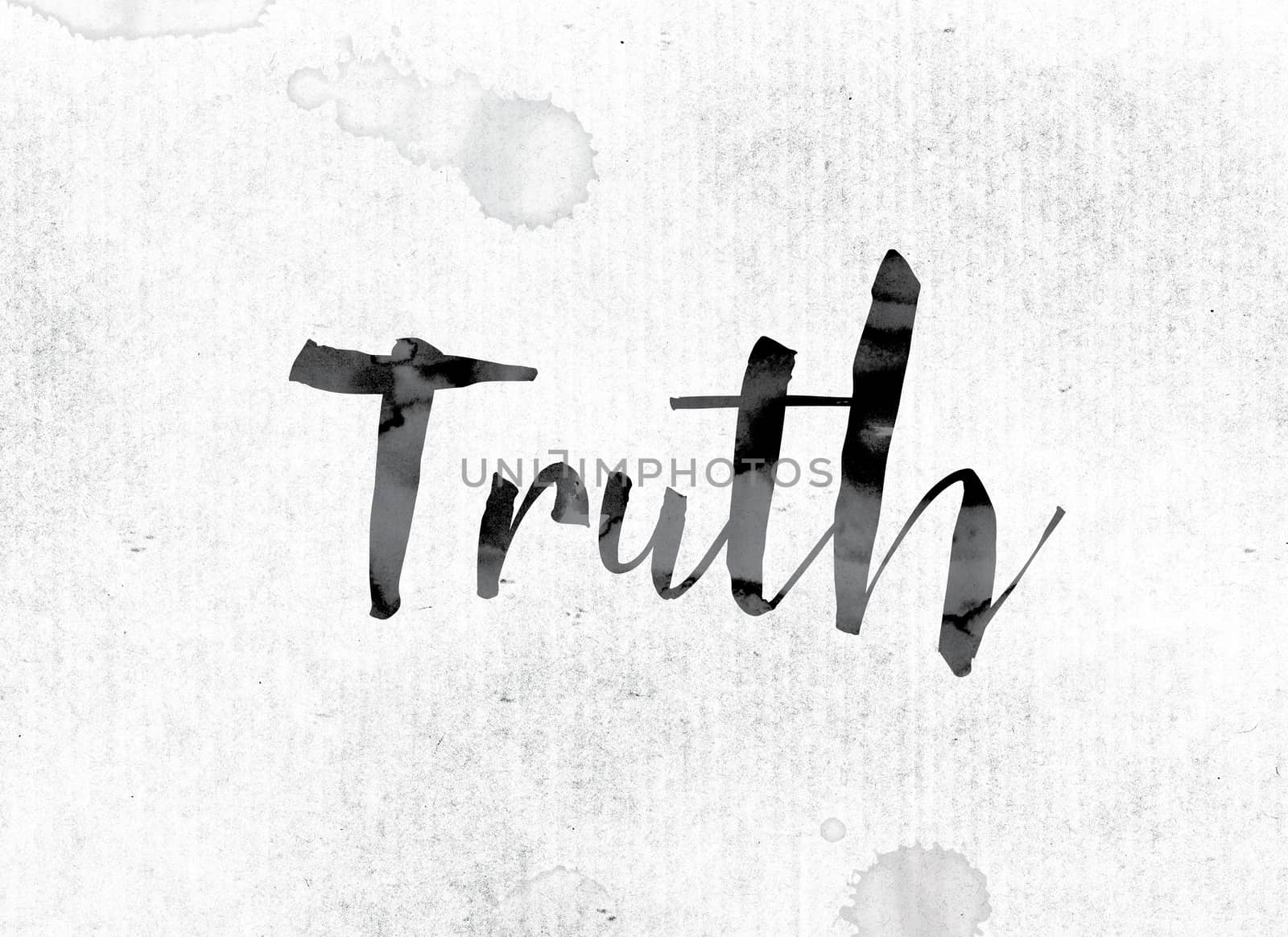 Truth Concept Painted in Ink by enterlinedesign