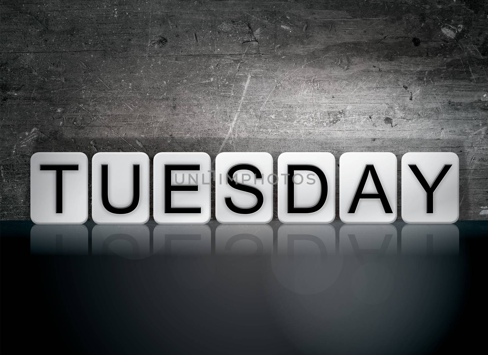 Tuesday Tiled Letters Concept and Theme by enterlinedesign