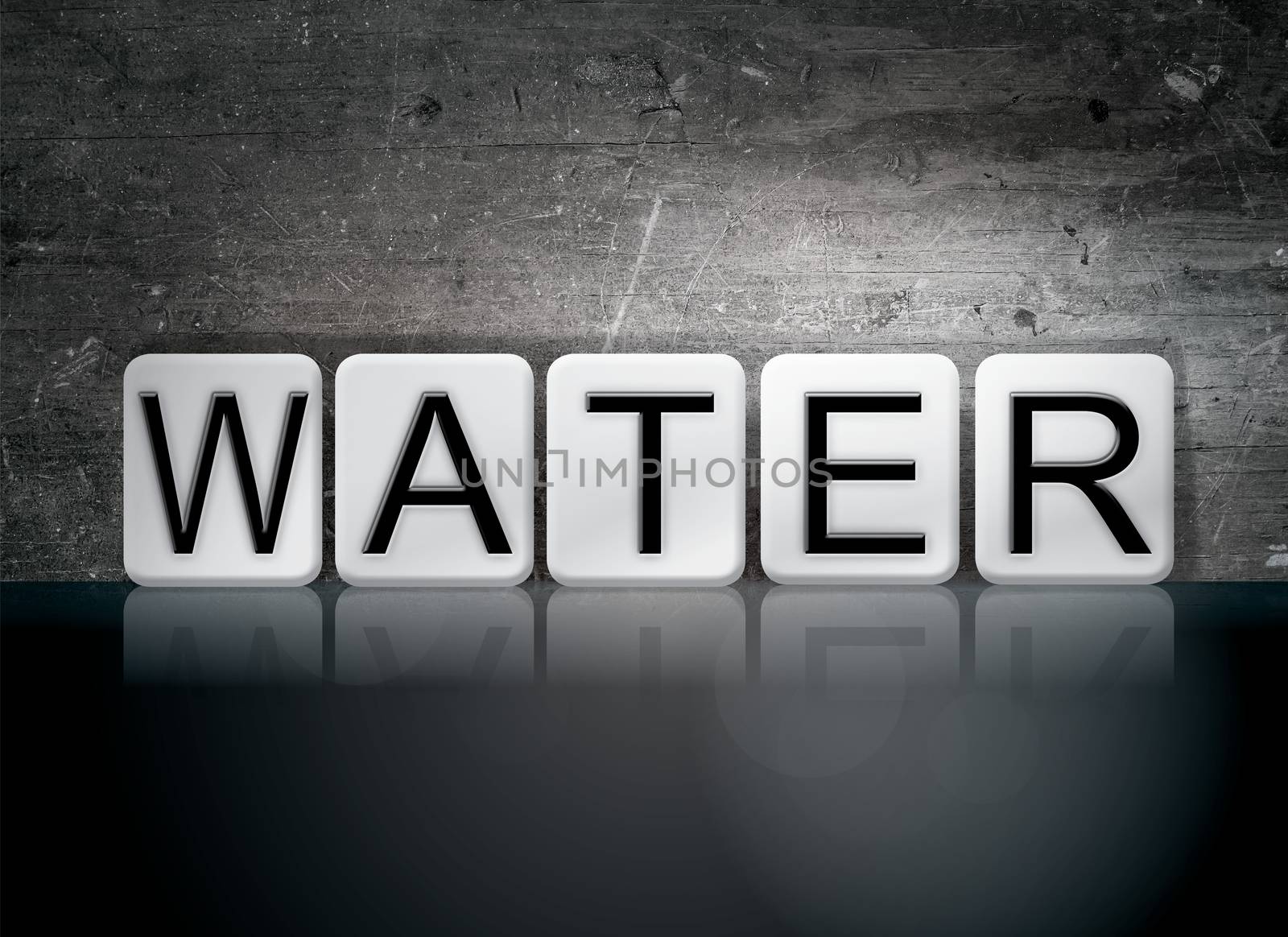 Water Tiled Letters Concept and Theme by enterlinedesign