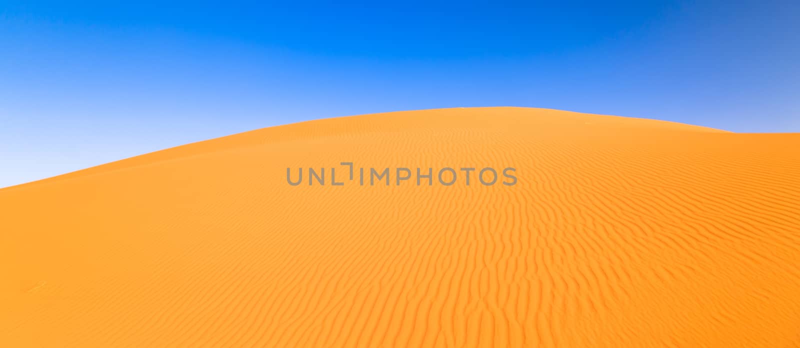 Sand dunes in the Sahara Desert, Merzouga, Morocco