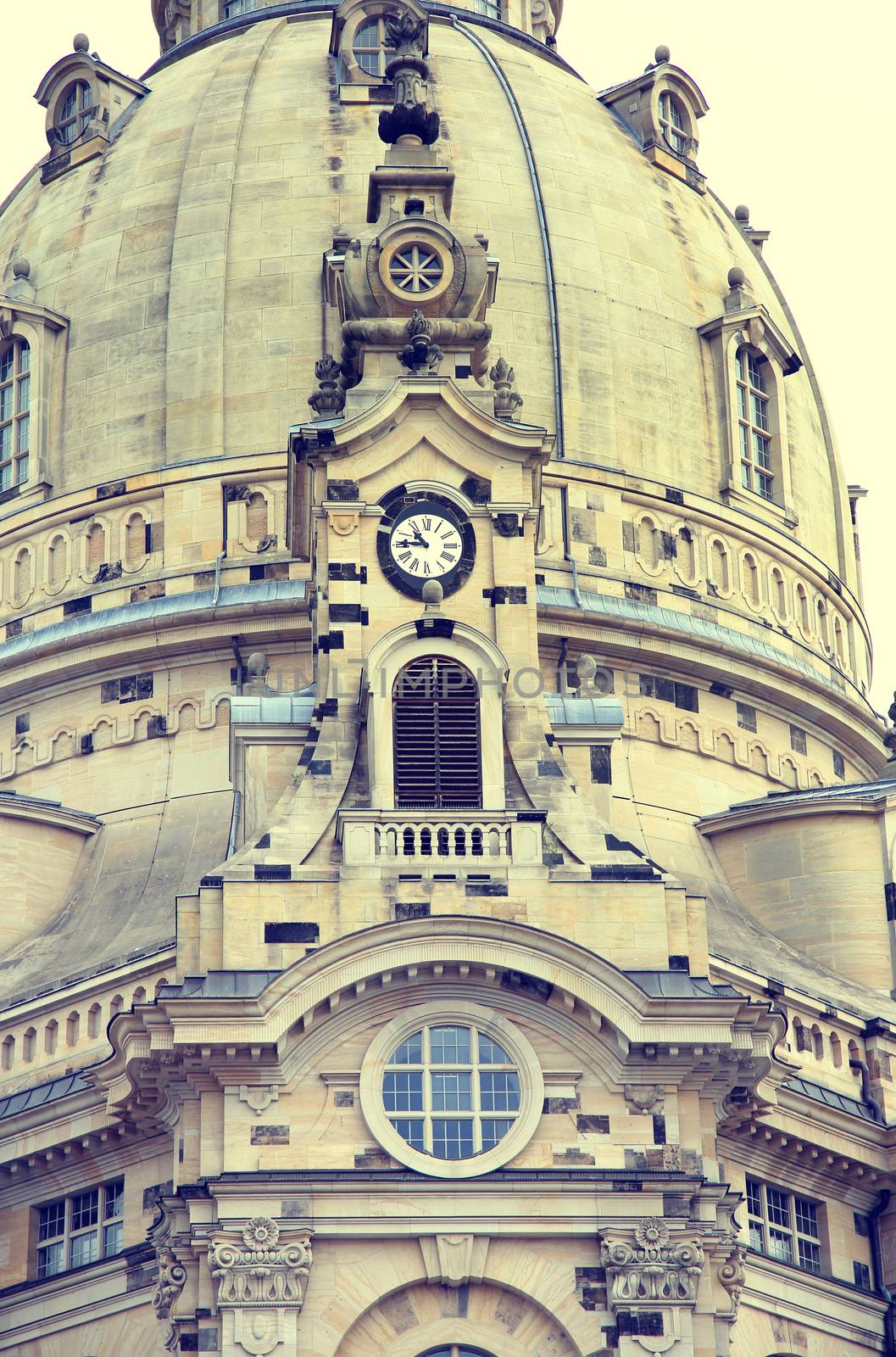 Frauenkirche (Our Lady church) in the center of Old town in Dresden, Germany