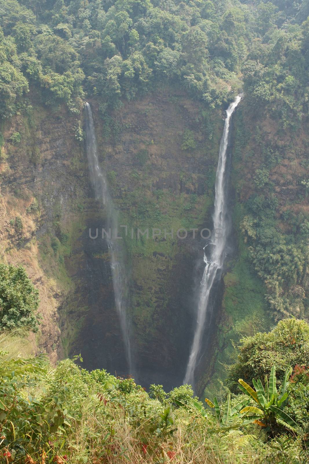 Tad Fane Waterfall, Bolaven Plateau, Laos, Asia