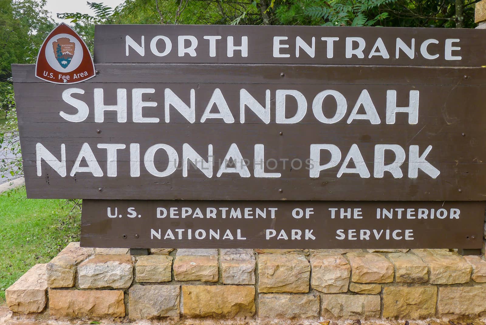 Entrance to Shenandoah National Park by chrisukphoto