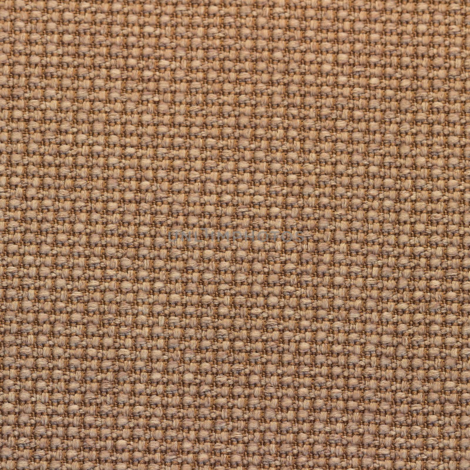 Rustic canvas fabric texture in terra color. Square shape