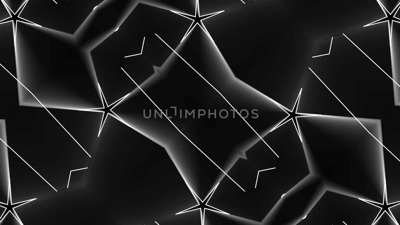 Abstract Kaleida Shapes Background. Computer graphic background