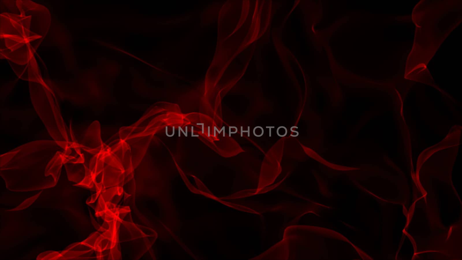 Realistic smoke on black background. Computer graphic