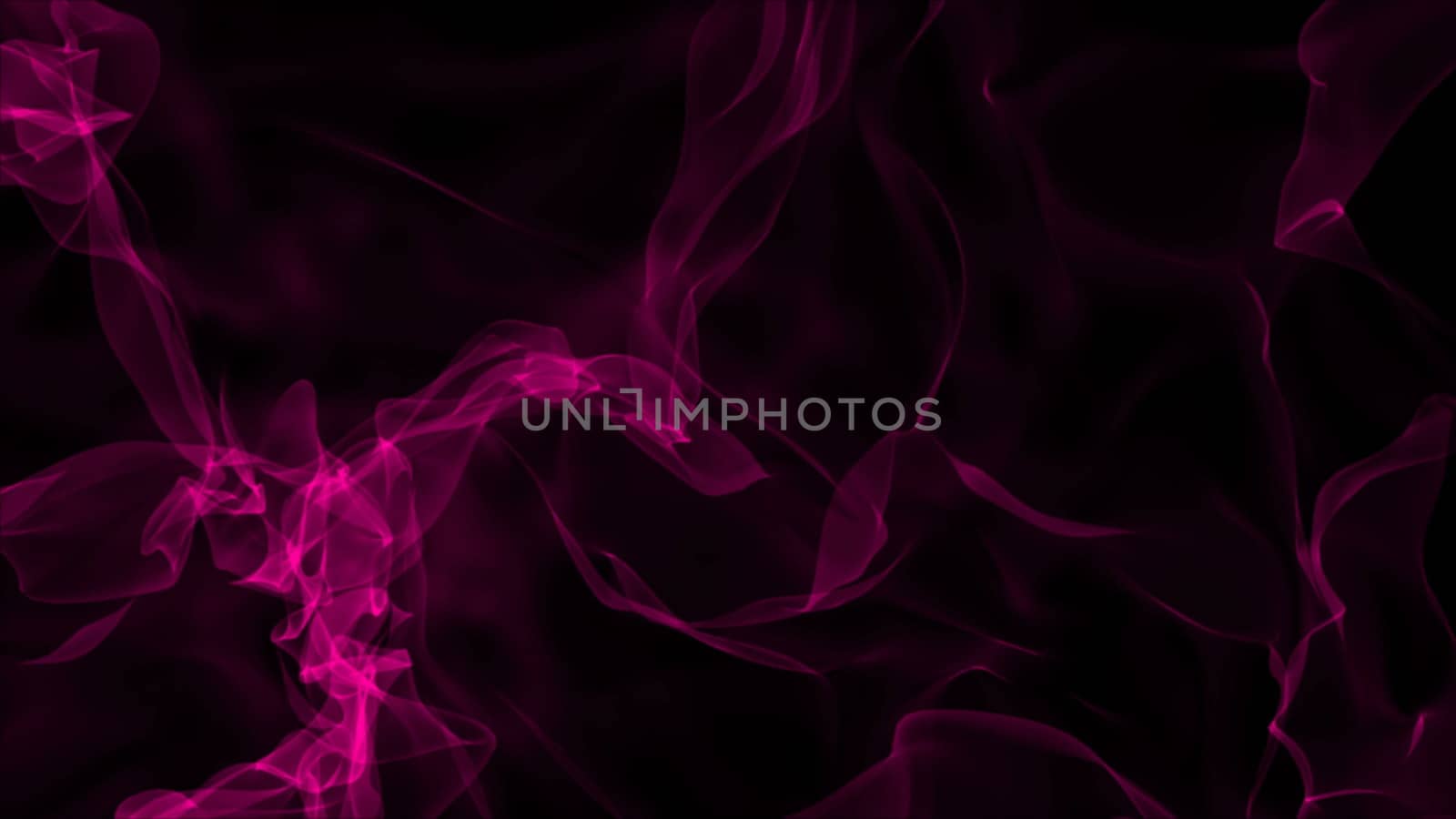 Realistic smoke on black background. Computer graphic