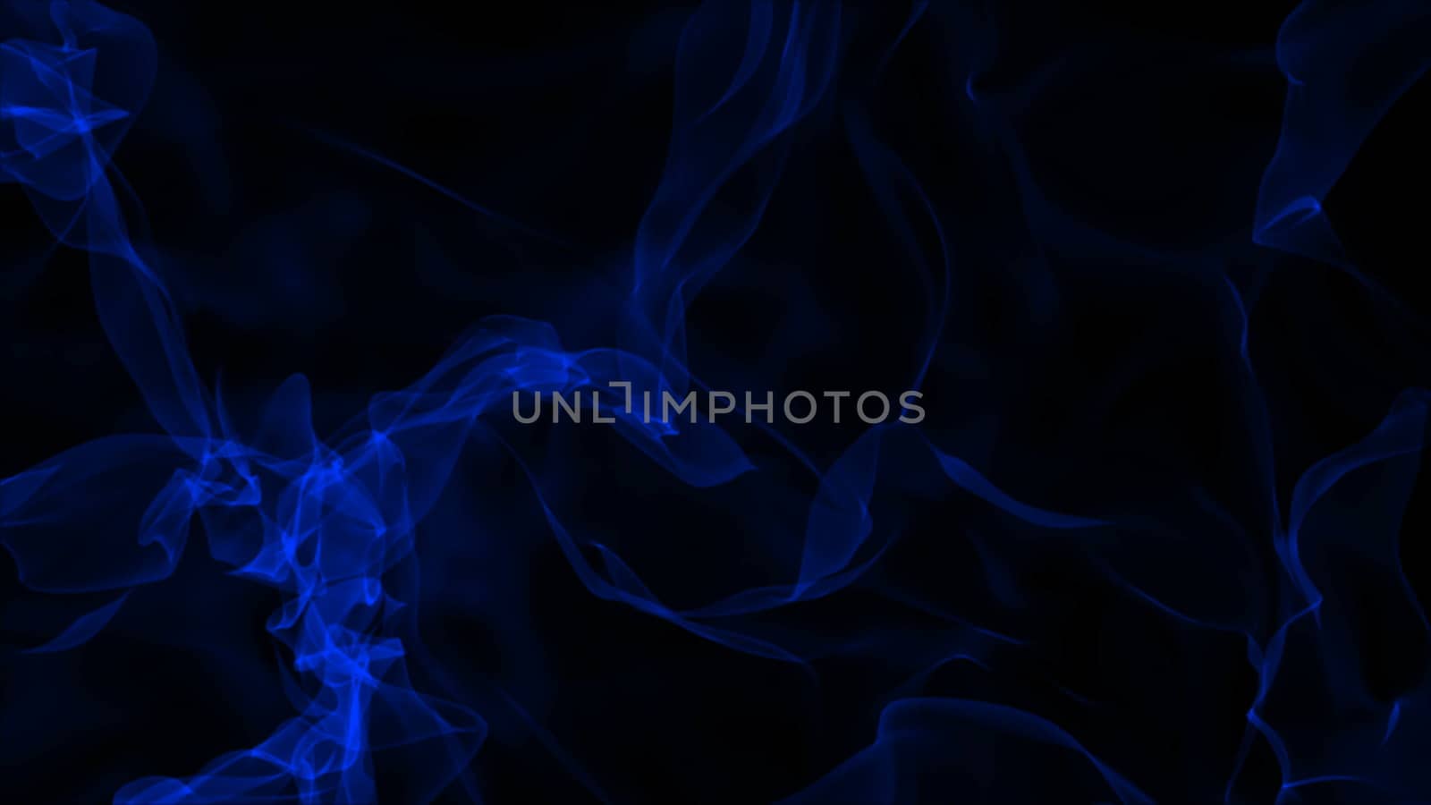 Realistic smoke on black background. Computer graphic