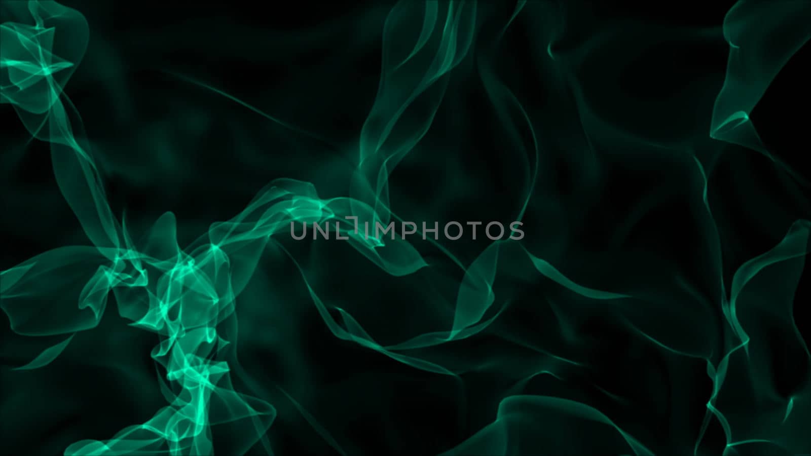 Realistic smoke on black background. Computer graphic