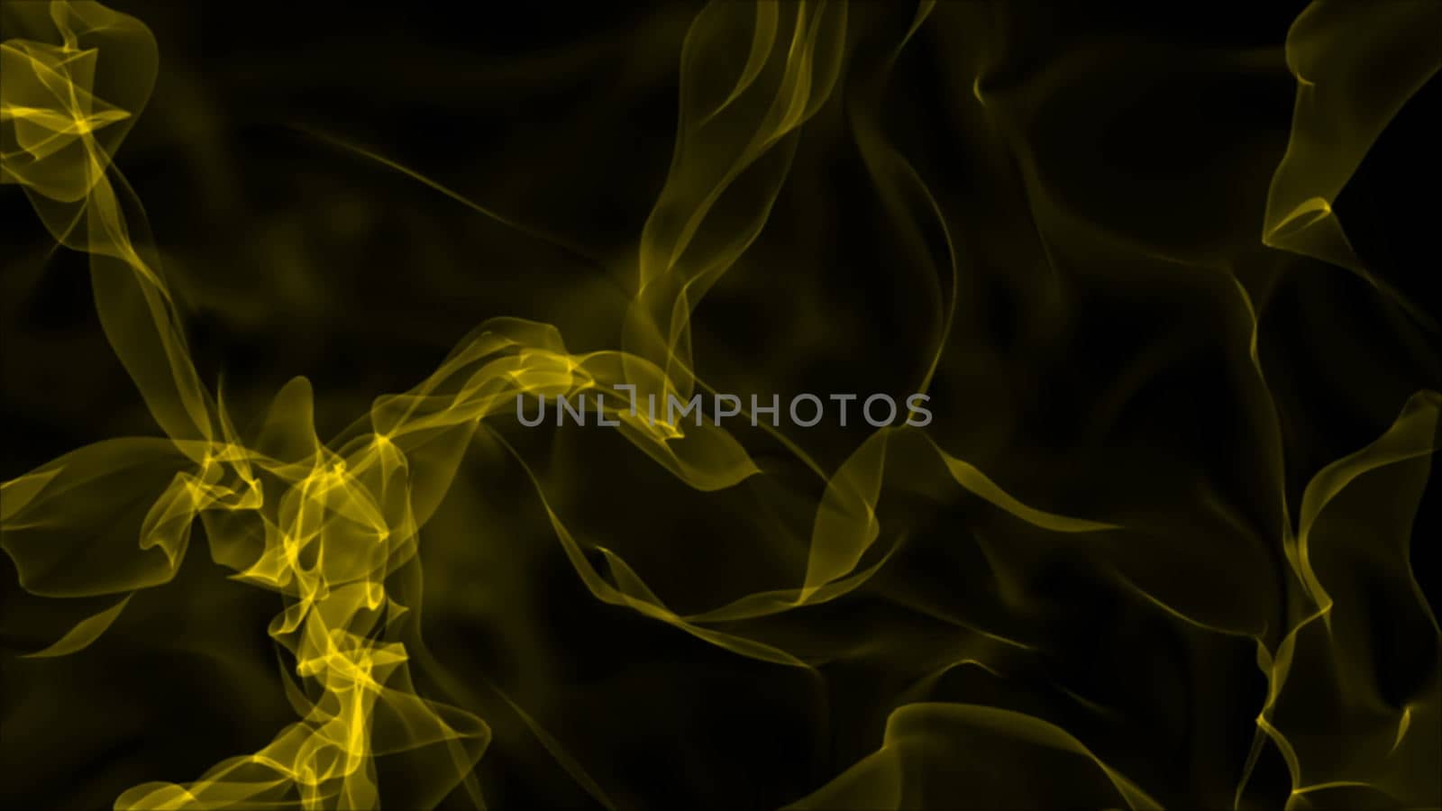 Realistic smoke on black background. Computer graphic
