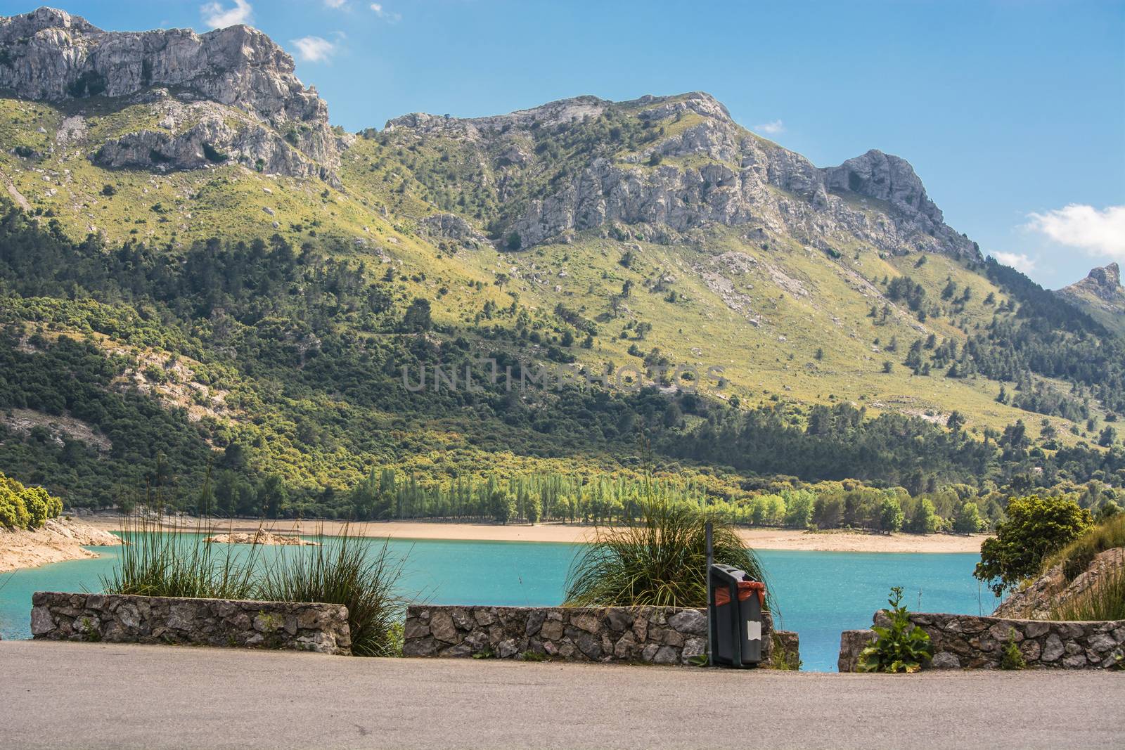 The artificial-scale Cuber reservoir in the Sierra de Tramuntana, Mallorca, Spain
