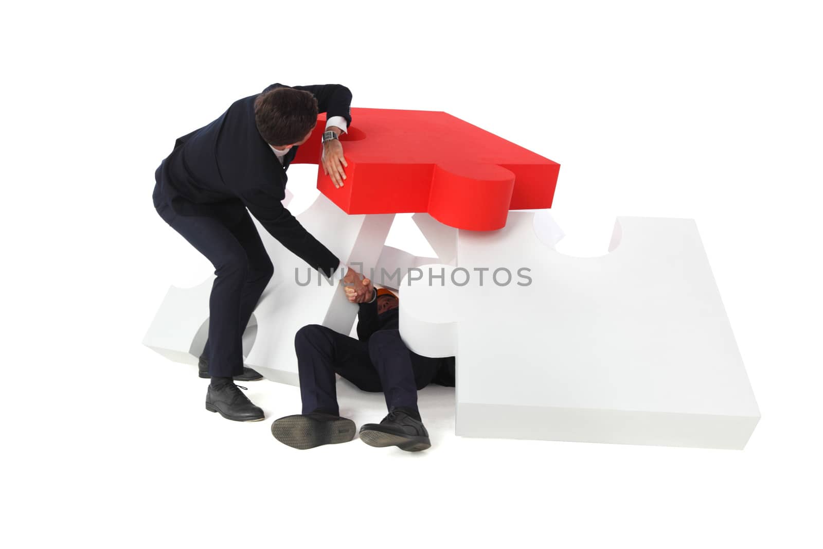 One businessman saving another by ALotOfPeople