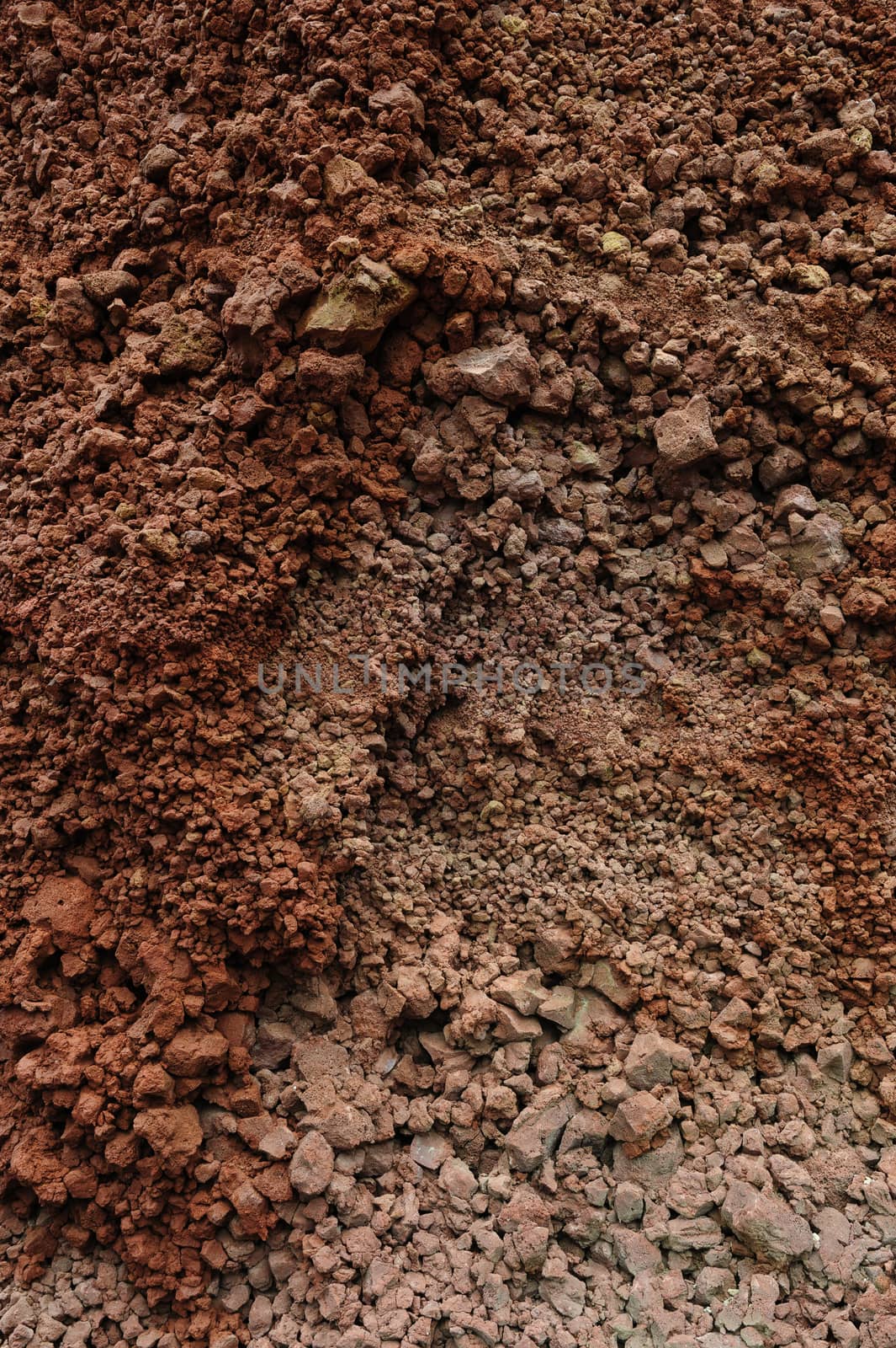 Cliff texture from Red Beach, one of the most beautiful and famous beaches of Santorini, Greece