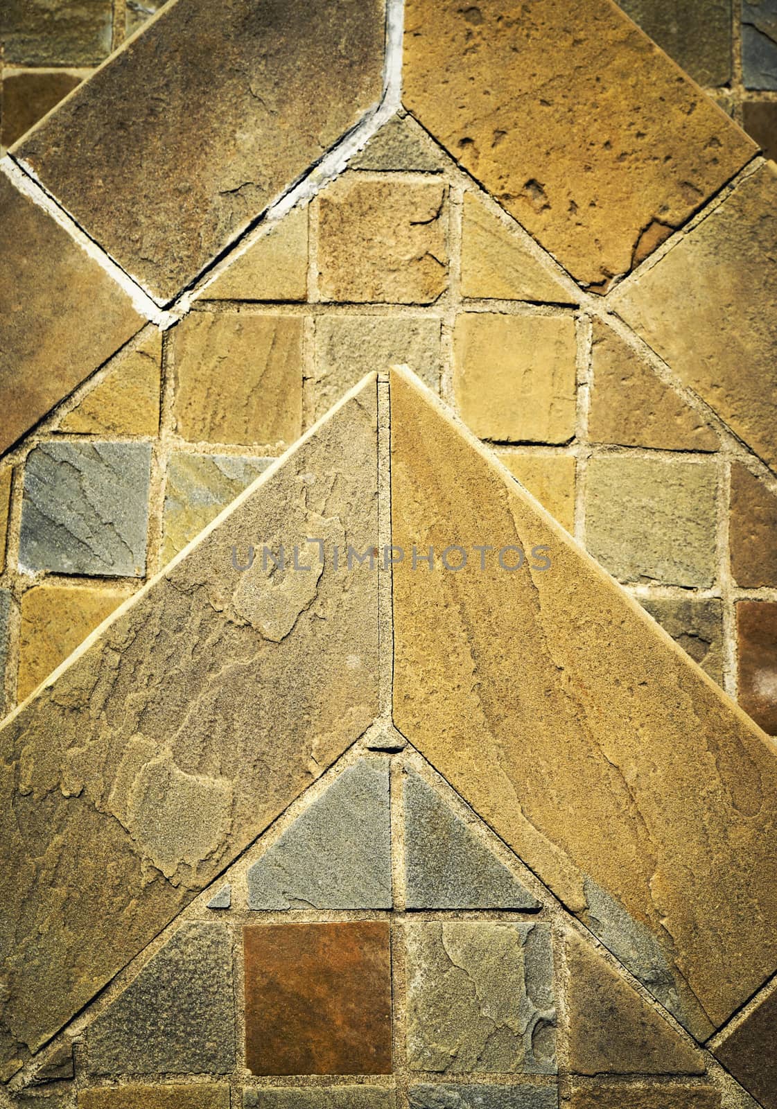 detail stone pavement made of sandstone by Ahojdoma