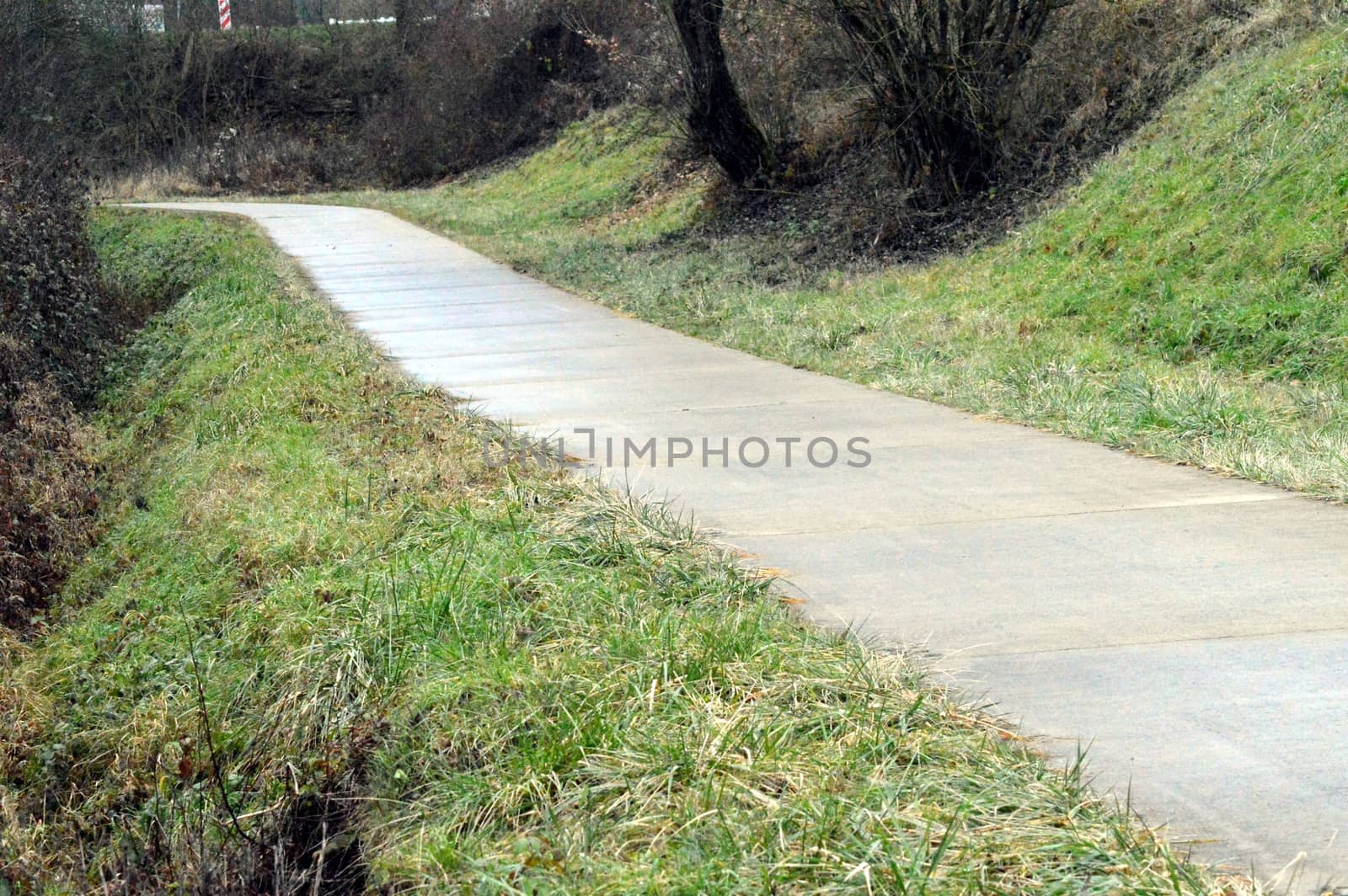 Trekking trail on an old railway  by Philou1000