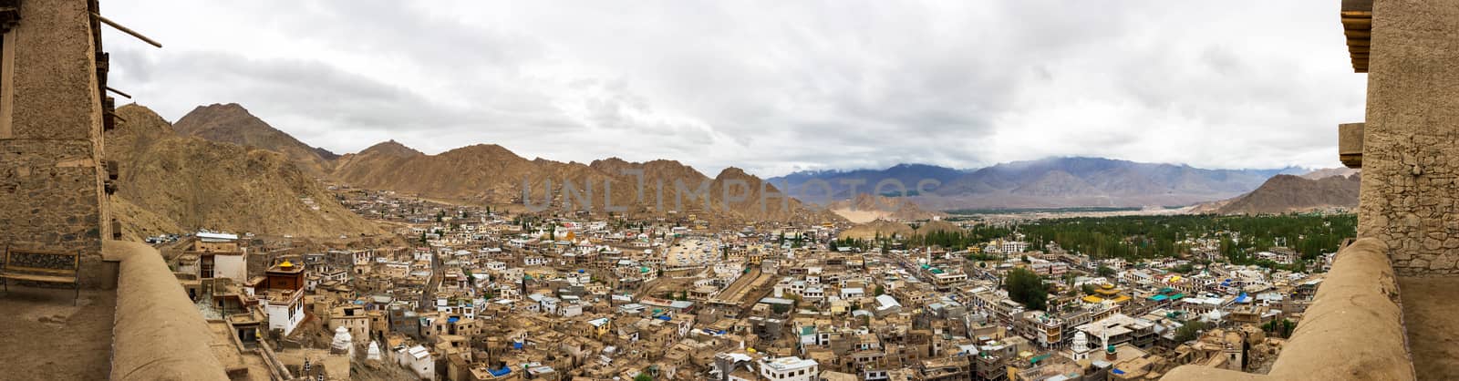 Leh palace in Leh Ladakh, Jammu and Kashmir, India