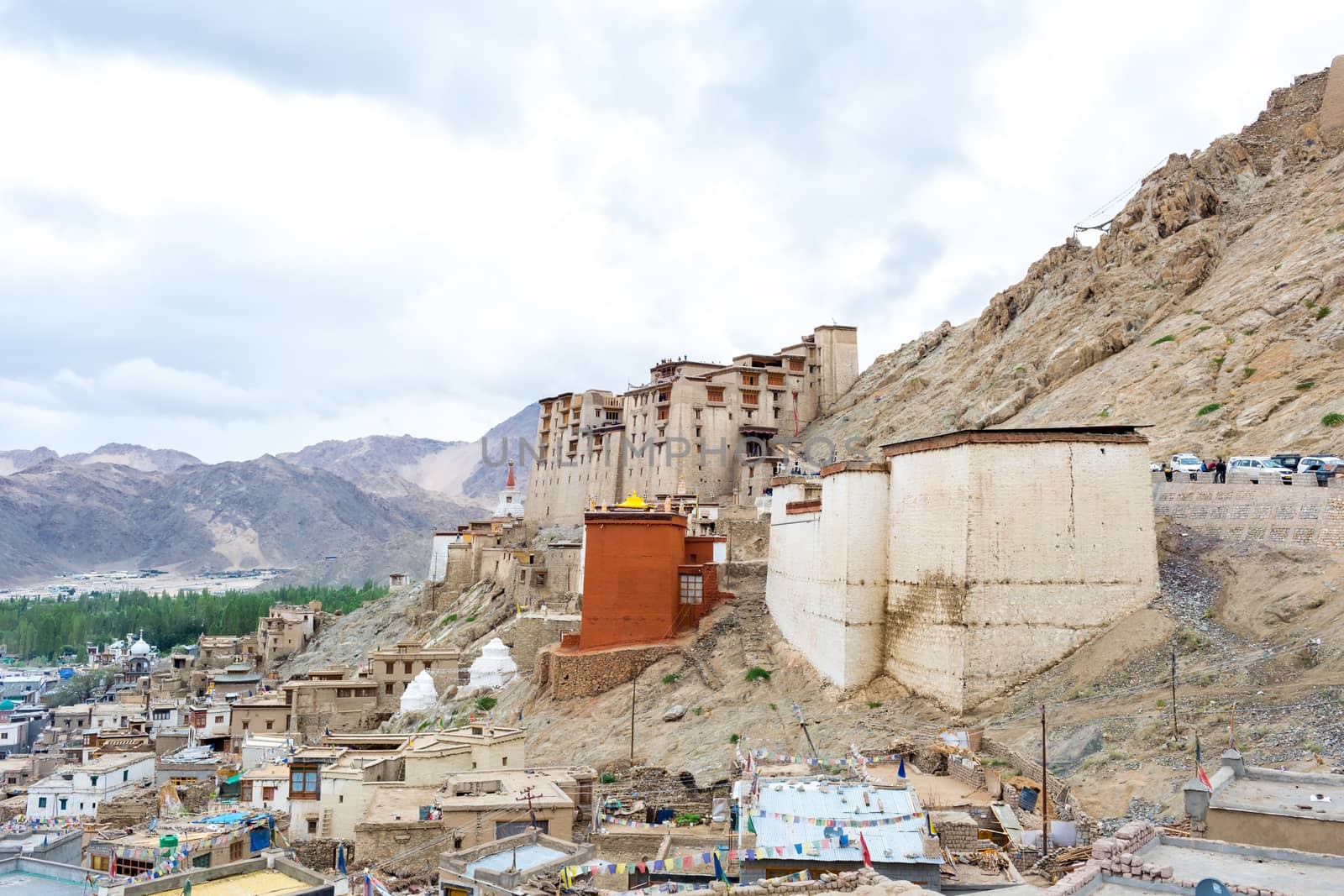 Leh palace in Leh Ladakh, Jammu and Kashmir, India