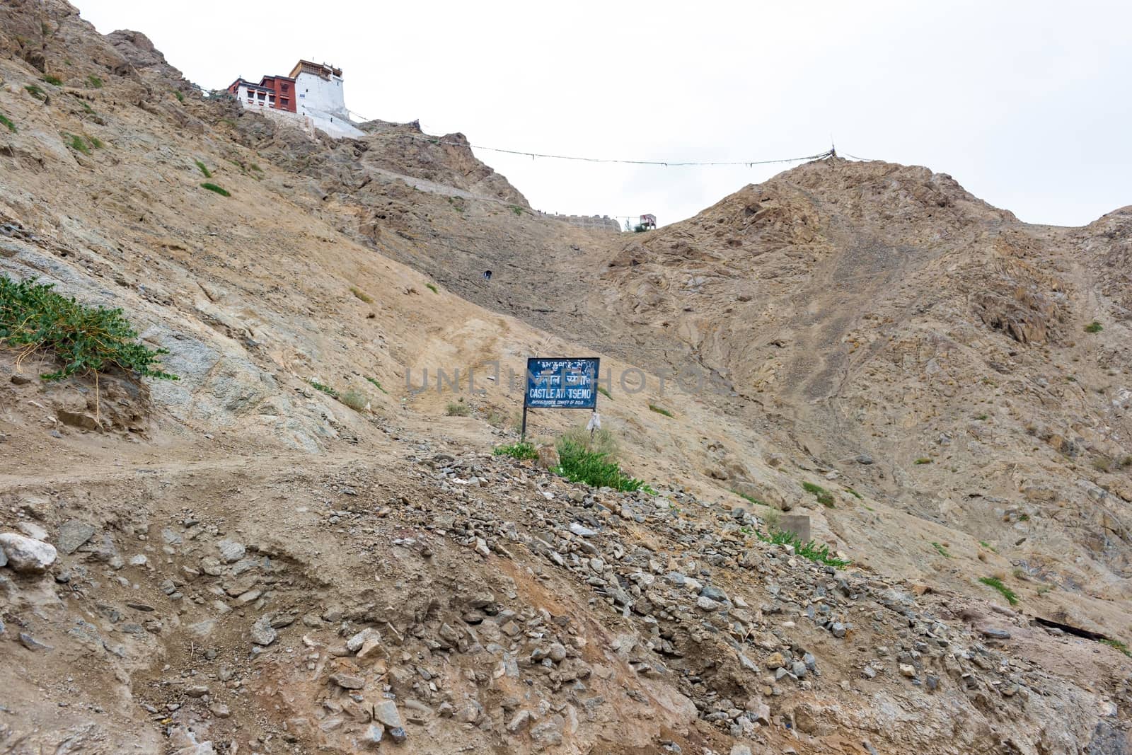 Leh palace in Leh Ladakh, Jammu and Kashmir, India