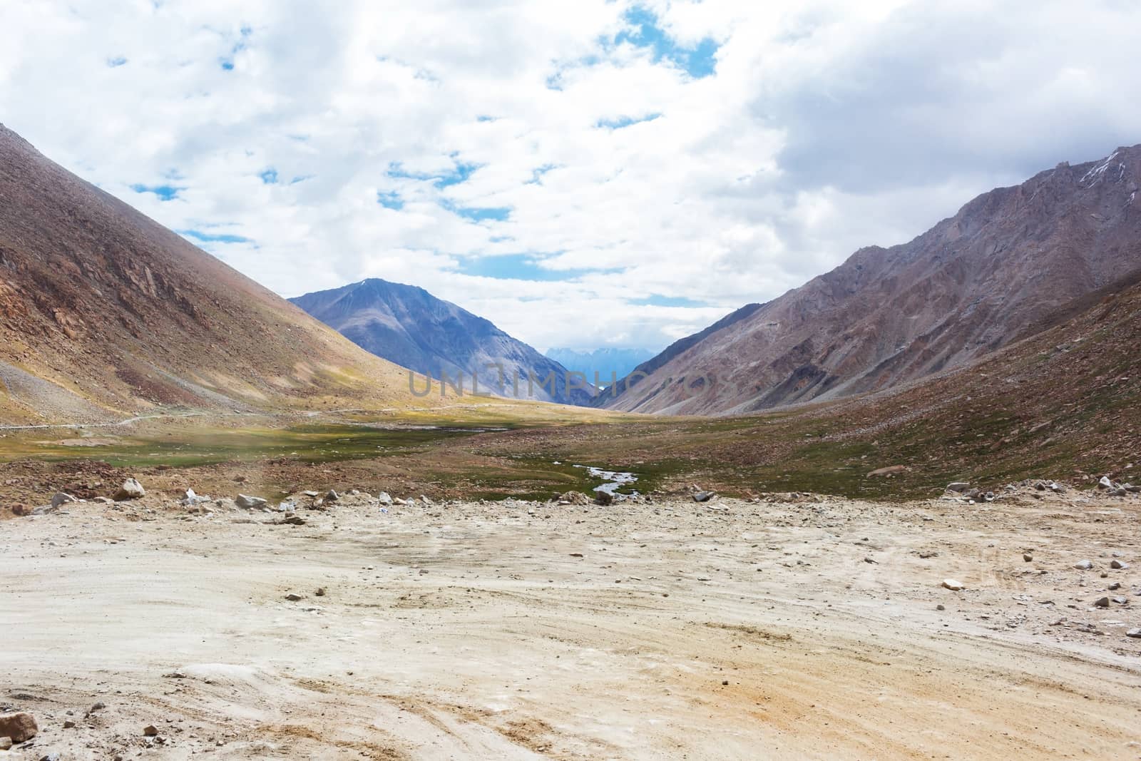 Natural landscape in Leh Ladakh, Jammu and Kashmir, India