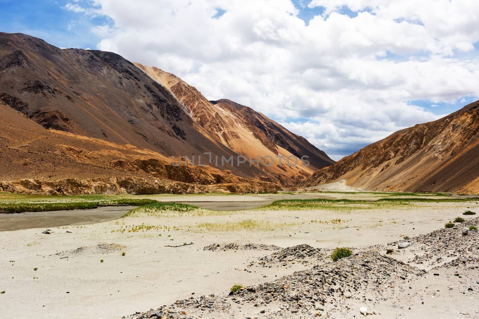 Natural landscape in Leh Ladakh, Jammu and Kashmir, India