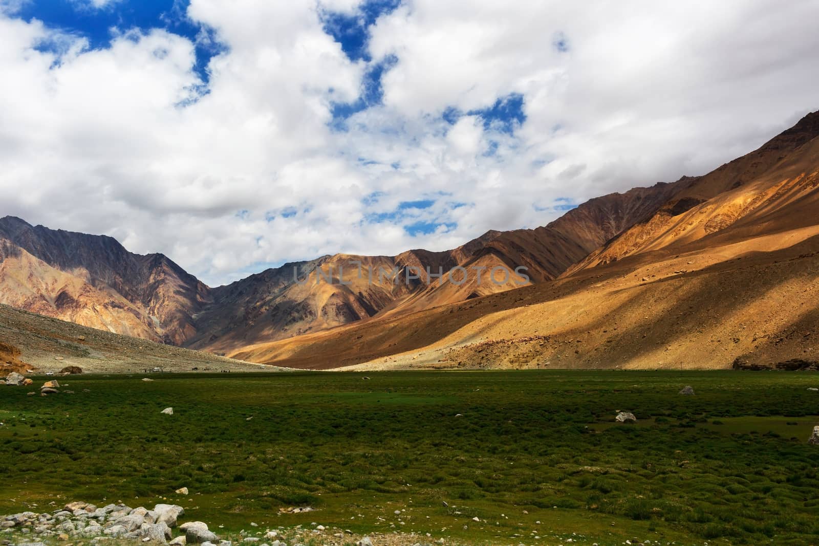 Natural landscape in Leh Ladakh, Jammu and Kashmir, India