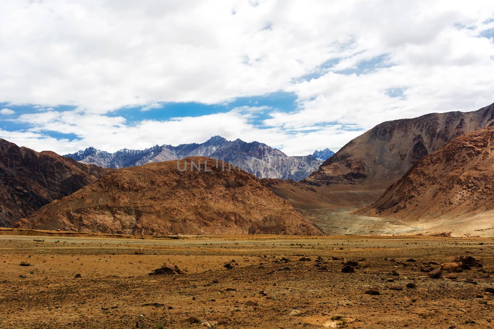 Natural landscape in Leh Ladakh, Jammu and Kashmir, India