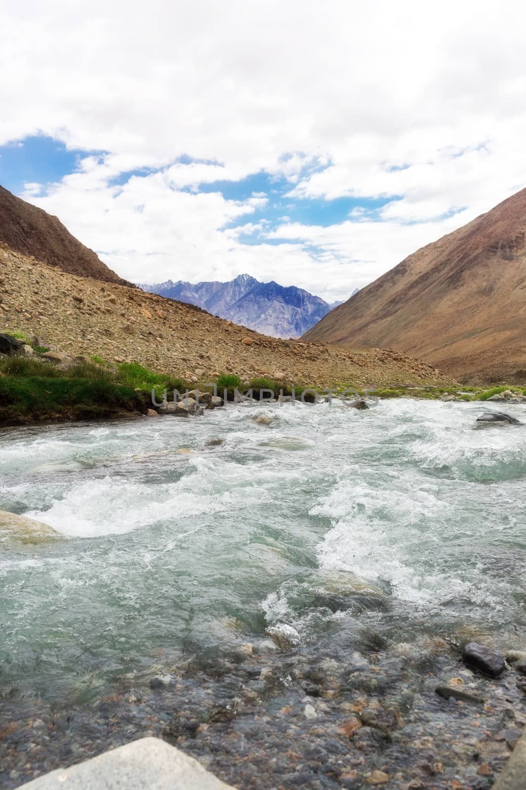 Natural landscape in Leh Ladakh, Jammu and Kashmir, India