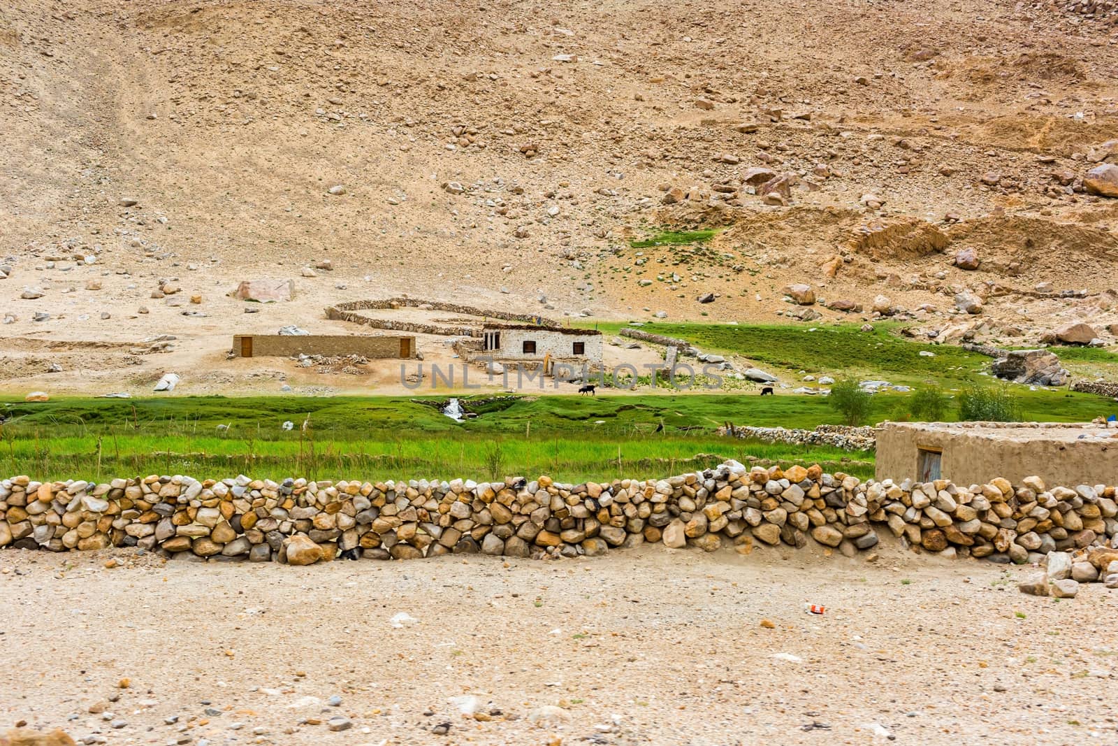 Natural landscape in Leh Ladakh, Jammu and Kashmir, India