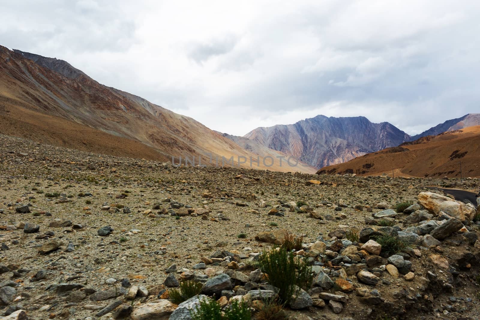 Natural landscape in Leh Ladakh, Jammu and Kashmir, India