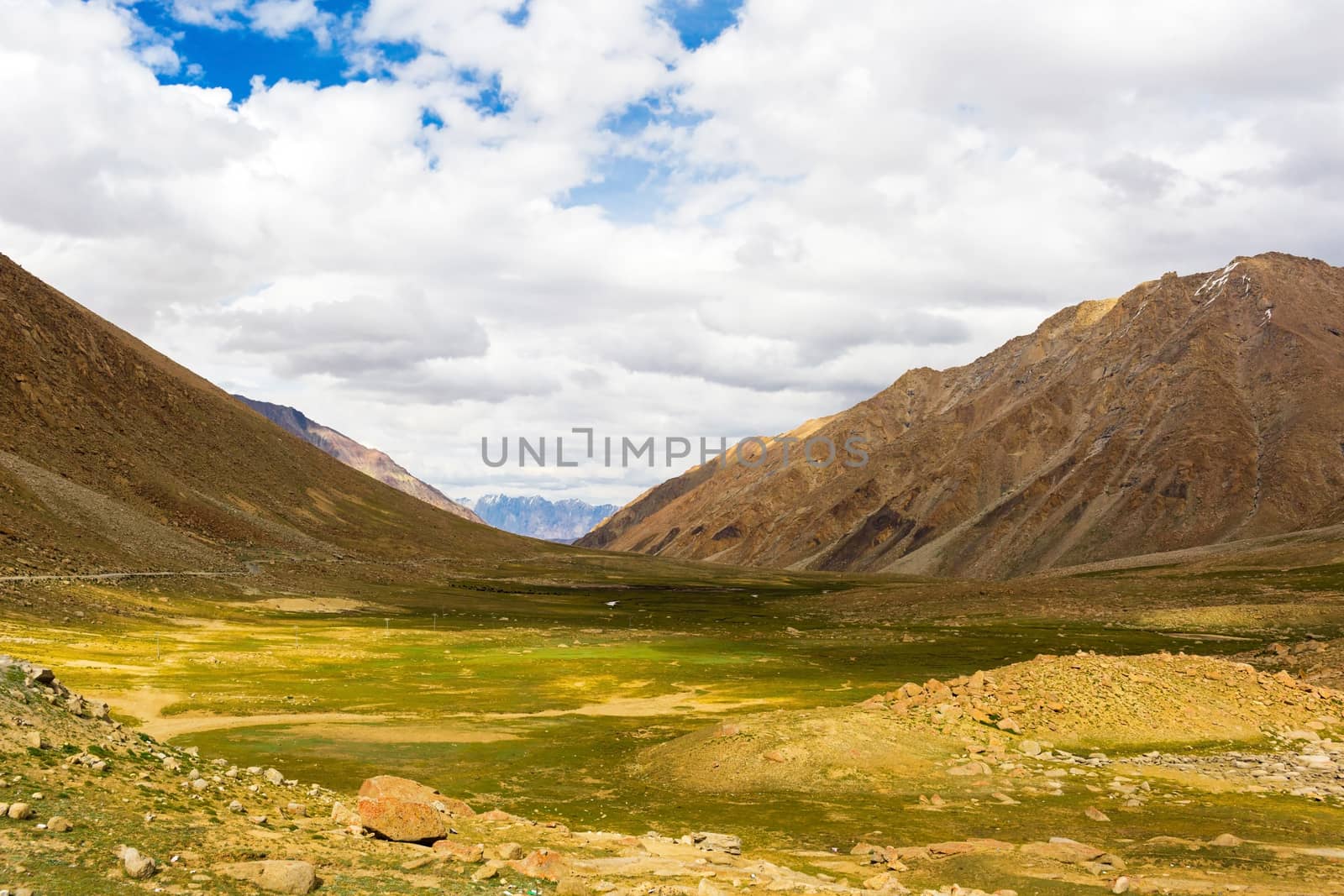 Natural landscape in Leh Ladakh, Jammu and Kashmir, India