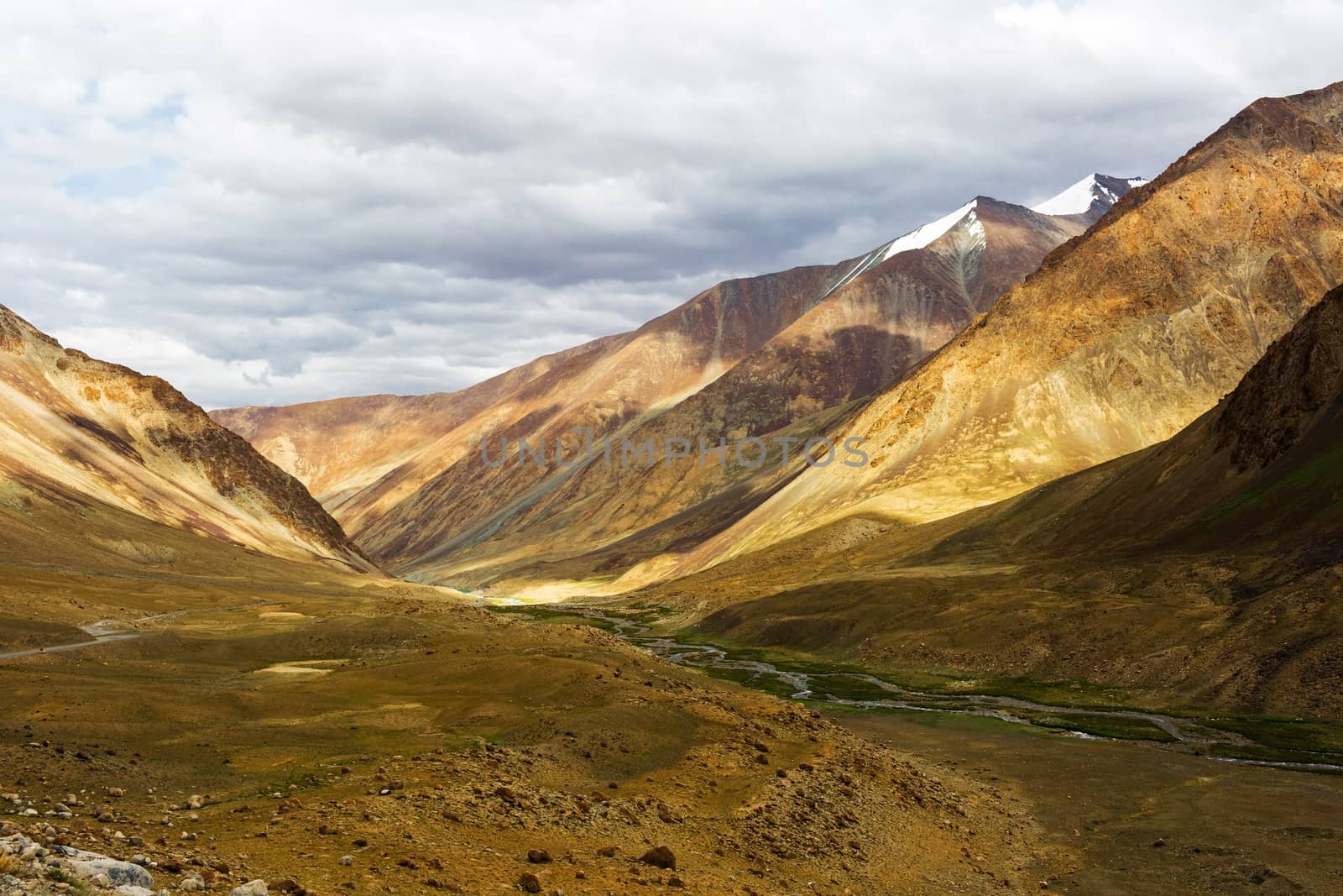 Natural landscape in Leh Ladakh, Jammu and Kashmir, India