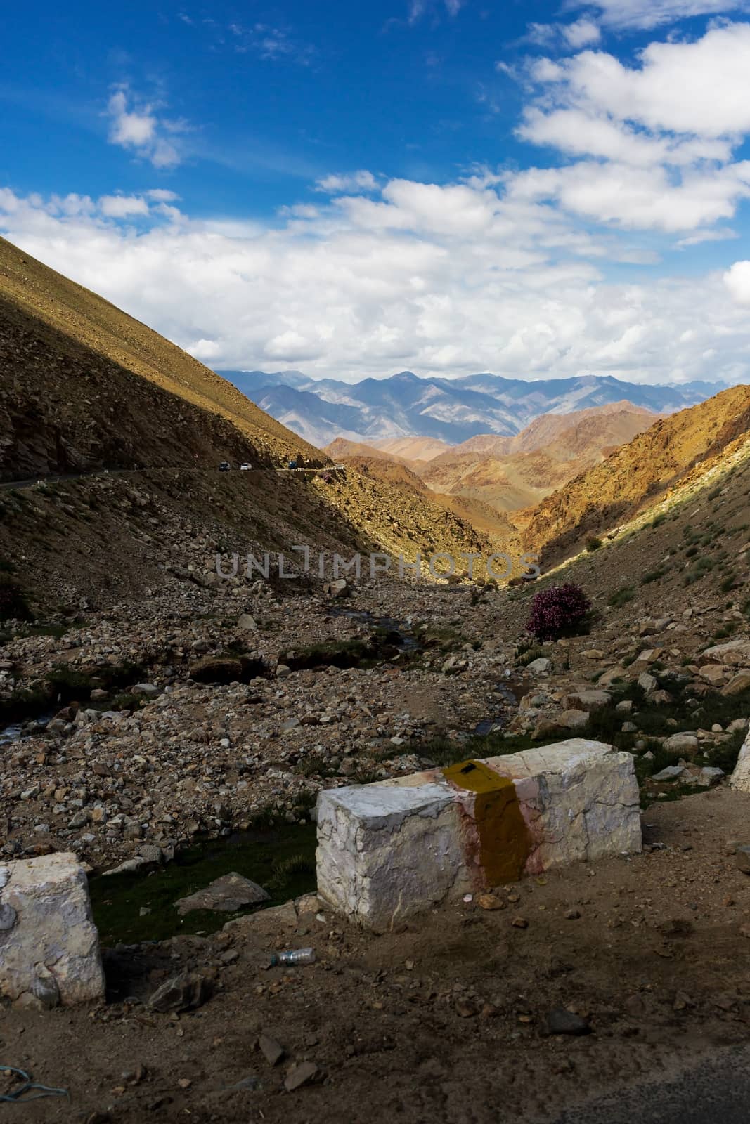 Natural landscape in Leh Ladakh, Jammu and Kashmir, India
