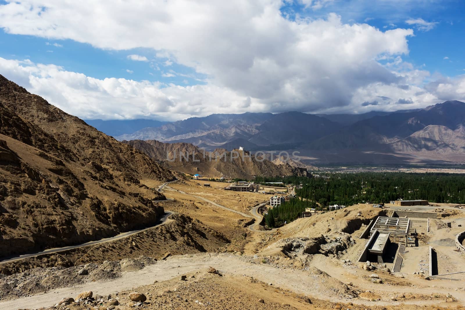 Natural landscape in Leh Ladakh, Jammu and Kashmir, India