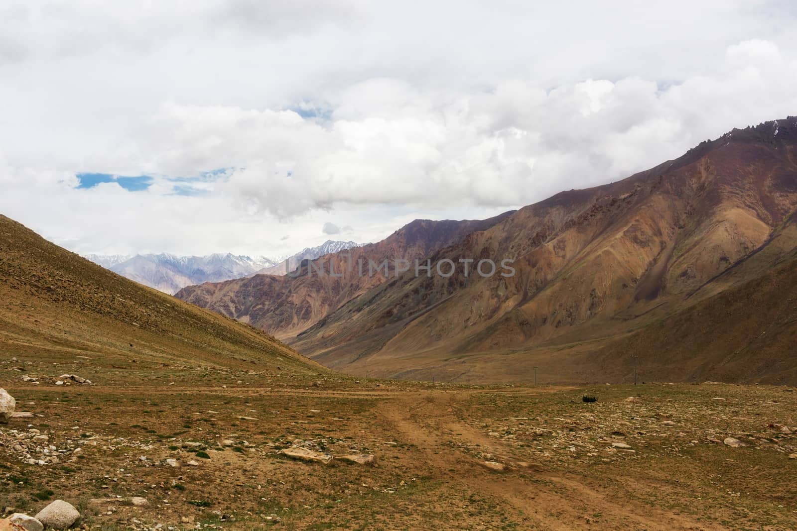 Natural landscape in Leh Ladakh, Jammu and Kashmir, India