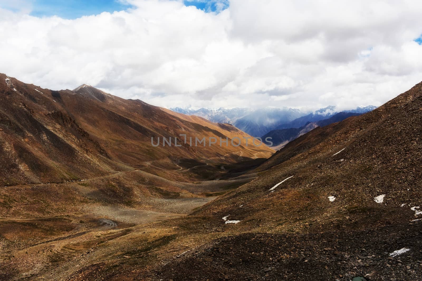 Natural landscape in Leh Ladakh, Jammu and Kashmir, India
