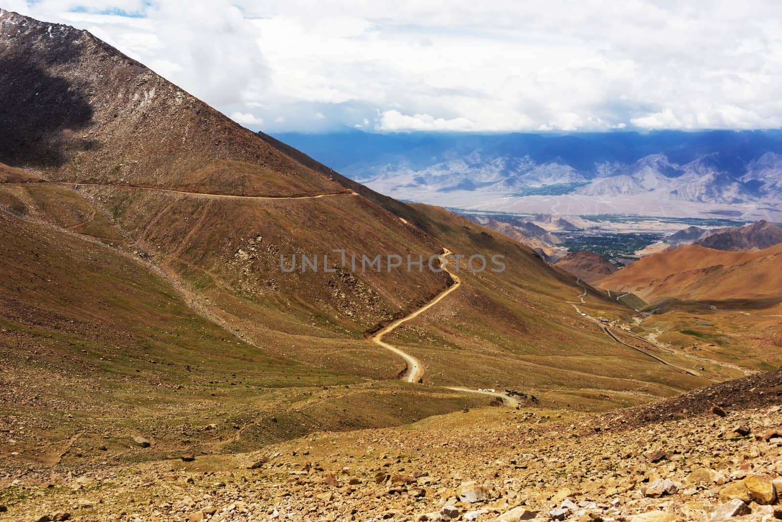Natural landscape in Leh Ladakh, Jammu and Kashmir, India