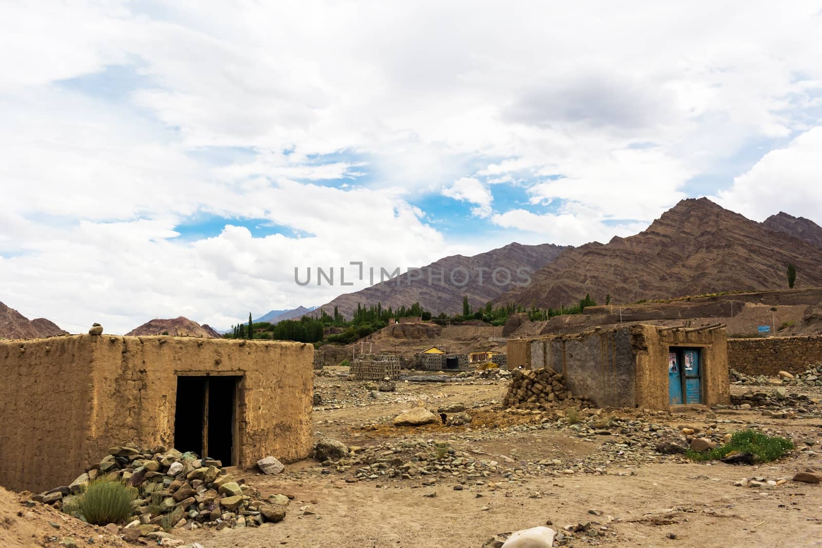 Natural landscape in Leh Ladakh, Jammu and Kashmir, India