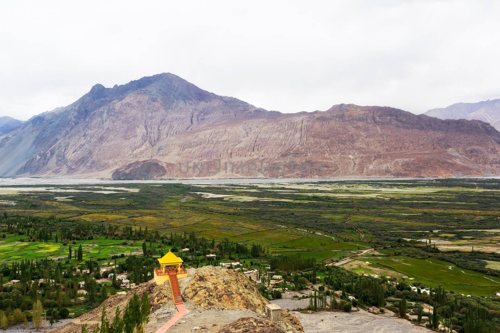 Natural landscape in Nubra valley, Leh Ladakh, Jammu and Kashmir, India